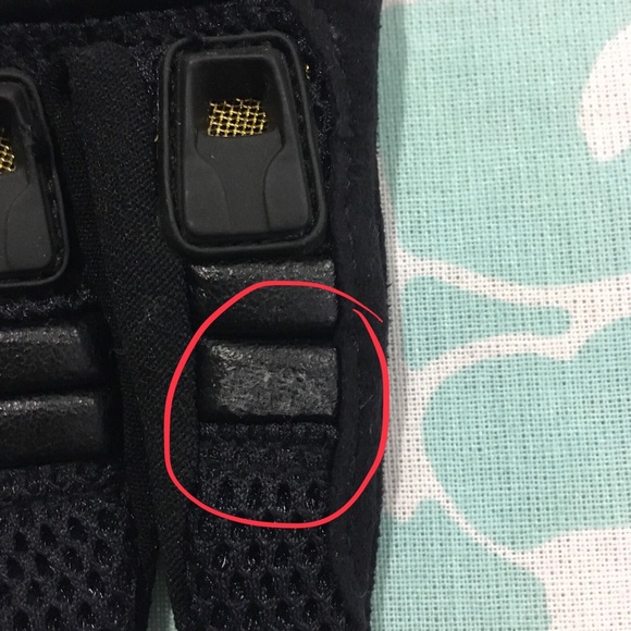 Icon Tarmac Gloves  size M Adult 9 all black - Picture 6 of 6